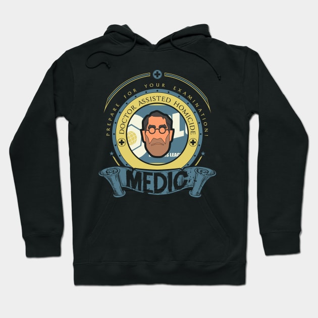 Medic - Blue Team Hoodie by FlashRepublic